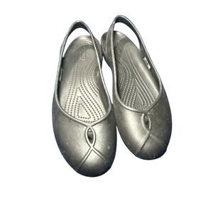 Crocs Kadee black slingback comfort walking‎ shoes womens 9 hiking casual